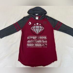 🔥LIGHT HOODIE TAKE THAT NO.23 MEN'S 3/4 SLEEVE GRAPHIC T-SHIRT SIZE LARGE NWT